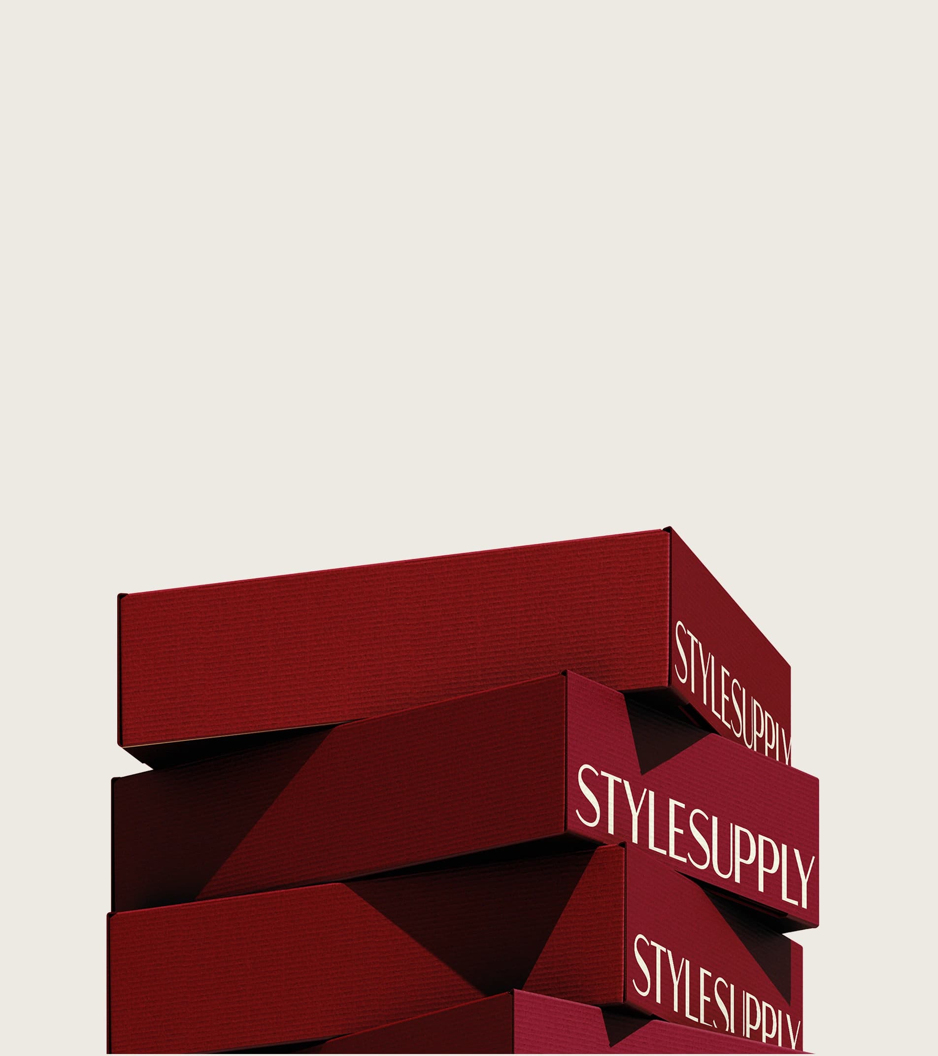 StyleSupply delivery boxes